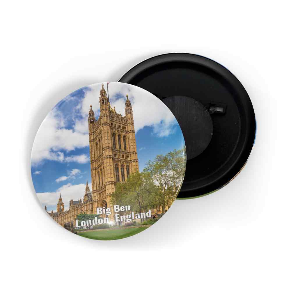 dhcrafts Fridge Magnet Multicolor Famous Tourist Place Big Ben London, England Glossy Finish Design Pack of 1
